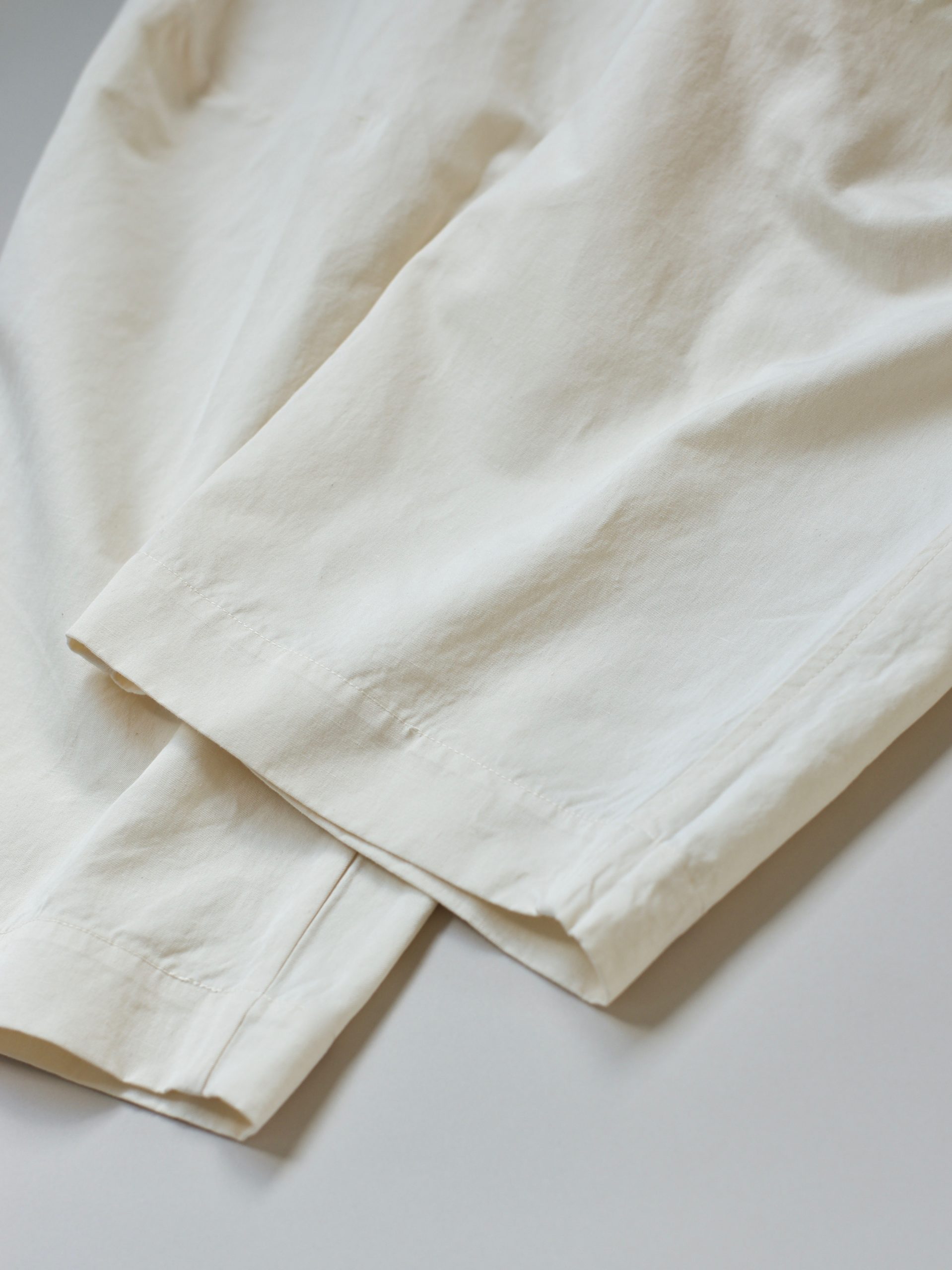 Nomàt ノマット 23ss Collection / DENIM TUCKED PANTS BLACK LINE  